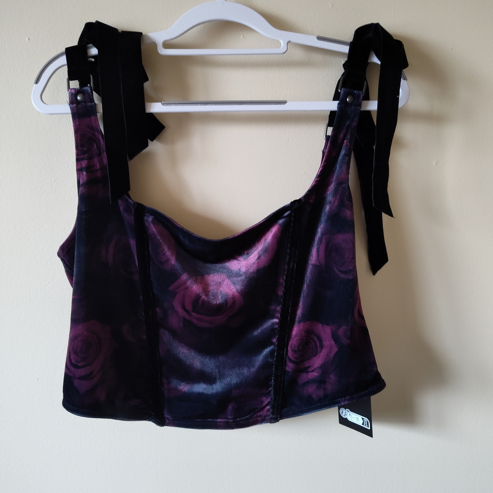 NWT Killstar Night bloom Corset Top
